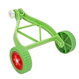 Natudeco Verstellbarer Fadenschneider-Stützradaufsatz, Nylon, multifunktionaler Fadenschneider-Radaufsatz für Unkrautschneider-Grasschneider