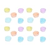 Grcfumo 20 Stcs kleine Kuchenbecher -Backform, Silikon -Backbecher mit Lebensmittelqualität, Utility Round Muffin Cupcake -Halter für Home Party Hochzeit (Rose -Set 20pcs)