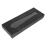 PACKOVE Reise-krawattenbox Mit Schwarzem Muster Krawatten-organizer Für Herren Und Damen Sockenboxen Business-krawattenetui