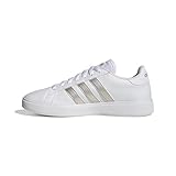 adidas Damen Grand TD Lifestyle Court Casual Shoes Schuhe, Cloud White/Platinum/Cloud White, 39 1/3 EU