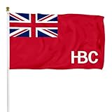 Willkommensflagge Historische Hudsons Bay Company Outdoor-Flaggen Garten Flagge Hofschild Für Clubs Konzerte 90X150 Cm