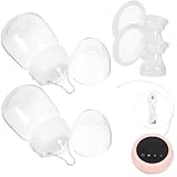 ORFOFE Mehrzweck Doppelte Lcd Freisprecheinrichtung für Milch Milchpumpen Geräuschlos Automatische Milchabsaugung Massage für Baby Stillgeschenke
