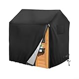 Bebykilemi Outdoor Small Game House Cover,Firm Material,Waterproof And Dustproof,User-Friendly And Easy Storage,For Courtyard House Protection(145 * 145 * 160cm)