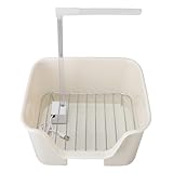 HEEPDD Automatisches Vogelbad mit Regensimulation, Platzsparenden und Interaktiven Funktionen für Zimmerpapageien. Kompakte Duschbadewanne mit Tragbarem Design und Leicht zu Reinigender Oberfläche,