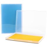 2 Stück Archivbox A4, Durchsichtige Aufbewahrungsbox, Tragbarer Projektkoffer aus Plastik für A4-Dateien, Organizer A4 für Papieraufbewahrung, Dokumente, Puzzle, Briefe, Sammelalben(SIZE:31*23*2.5cm)