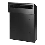 Miratic Briefkasten Günstig Groß und Wasserdicht Beste Briefkasten Klein Briefkasten mit Namen - Ideal für den Außenbereich zwei Montagemöglichkeiten