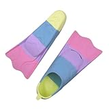 Professionelle Silikon-Schwimmflosse für Kinder und Frauen, ergonomische Froschflosse zur Verbesserung der Geschwindigkeit, geteilte Flossen, 1 Paar