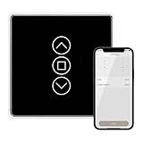 Rolladenschalter Smart, Wlan Rollladenschalter, Jalousieschalter Rolladen Zeitschaltuhr, Rolladensteuerung Kompatibel mit Echo Alexa/Google, Zeitschaltuhr und Sprachsteuerung, Benötigt Nullleiter