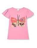 s.Oliver Mädchen 2130401 T-Shirt mit Pailletten, 4419_PINK, 92-98
