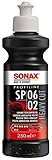 SONAX PROFILINE SP 06-02 (250 ml) silikonfreie Schleifpaste zum Abschleifen von verwitterten und verkratzten Lackschichten | Art-Nr. 03201410