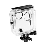 UTHCLO Wasserdichtes Kamera Tauchgehäuse für 360° Fusion Stoßfestes Schutzgehäuse mit klarem Sichtfenster Robustes Unterwassergehäuse für Digitalkameras Leicht und Tragbar