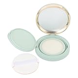 Leere Luftkissen-Puff-Box, Nachfüllbare Tragbare Luftkissen-Puderquasten-Box, BB-Cream-Behälter-Dressing-Etui mit Puderquaste und Spiegel, Make-up-Puder-Behälter für Foundation
