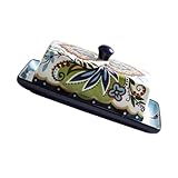 Generisch Keramikteller Butterdose mit Deckel Hitzebeständige Butterplatte 250g Dessertteller aus Keramik für Küche und Restaurant