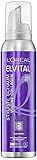 L'Oréal Paris Elvital Styliste Schaumfestiger, XXL-Volumen und Anti-Platt-Effekt, Ultra-starker Halt, Ohne Parabene, Schaumfestiger Volume-Collagen, 150ml