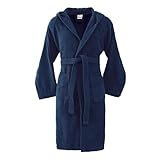 Bassetti Unisex Vivian Bademantel, Navy D8, XXL