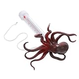 Homoyoyo Schwimmendes Poolthermometer mit Großem Octopus Design Präziser Wassertemperaturmesser für Outdoor Pools Badebecken und Aquarien Kinderfreundlich Einfach Ablesbar Vielseitig
