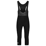 Rogelli Core Radlerhose Herren - 3/4 Fahrradhose Gepolstert ohne Trager - Schwarz - Größe L