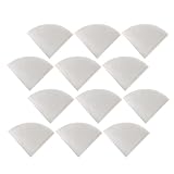 TOKIDNY 100 Stück Kegelförmige Kaffeefilter aus Natürlichem Papier Einweg Filtertüten für Handfilter Kaffeemaschine Feine Filtration für Reinen Milden Kaffee Geeignet für Zuhause und