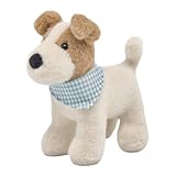 Nuhjytgf Kuscheltiere Hunde, Pastorales Plüschtier Mit Hundemotiv, Weiche Kissenpuppe Aus Cartoon-Plüsch, Verschleißfest, Bequemes Material, 18 cm, Zum Schlafengehen, Spielen Und Kuscheln