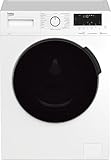 Beko WMC91440 freistehende Waschmaschine, Waschvollautomat, 9 kg, Schleuderwahl 1400 U/min, SteamCure Dampffunktion, Nachlegefunktion, Hygiene+ allergikergeeignet, Weiß