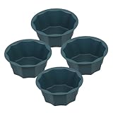 TOYANDONA 4 Stück Gartentöpfe Schüssel für klein große blumentöpfe im freien pflanzentopf pflanzgefäß Blumenschale Sukkulente Pflanzen Töpfe urnenpflanzer aus pp Green