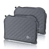 your GEAR Thermo Sitzkissen Set - 2X selbstaufblasendes Sitzkissen 40x30x3,5 cm Sitzpolster Stuhlauflage Stuhlkissen