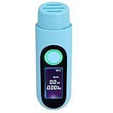 Tragbarer Alkoholtester, Halbleitersensor ABS-Material LCD 3-Farb-Display Professioneller Alkoholtester für den professionellen Gebrauch für den individuellen Gebrauch(Blau)