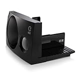 EUREL RS42 Allesschneider SCHWARZ Made in Europa I platzsparend klappbar Elektrischer Schneidemaschine, Brotschneidemaschine | Ø 170 mm 2in1 Edelstahlklinge | einstellbar 0-17mm, BPA frei 100W
