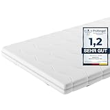 KNERST® Matratzentopper 100x200 - Praktischer & Langlebiger Topper 100x200 cm aus Komfortschaum - 6cm Höhe - Atmungsaktiv, Anpassungsfähig & Pflegeleicht - Idealer Schlafkomfort - Topper
