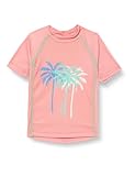 Playshoes UV-Schutz Bade Shirt Unisex Kinder Schwimmshirt Badebekleidung, Palmen Koralle, 158/164