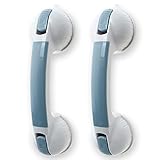 Haltegriff Dusche, Duschgriff Saugnapf, Wannengriff, Portable Mobiler Haltegriff mit Saugnapf, Ohne Bohren und Werkzeug, für Dusche, Badewanne, WC, Kinder und Senioren(2pcs)