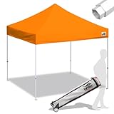 Eurmax USA Pro Pop-Up-Baldachin, für Hochzeit, Party, Zelt, sofortiger Outdoor-Pavillon, Pavillon, Vordächer, Grill, Cater, Veranstaltungen, Aluminiumrahmen, kommerzielle Qualität, Bonus-Rolltasche