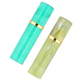 2 Stück Parfümzerstäuber – 5 ml Tragbare, Auslaufsichere Mini Perfume Travel Bottle , Elegante Marmorstruktur, Feiner Sprühnebel, Langlebig, Nachfüllbarer Parfüm Abfüller, für Handtasche/Handgepäck
