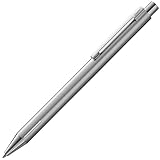 LAMY econ Kugelschreiber 240 – Kuli aus Edelstahl, mit Metallspitze – Mit Großraummine – Strichbreite M