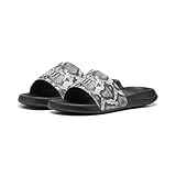 PUMA Damen Popcat 20 Snake CHIC Schiebe-Sandalen, Black Silver, 39 EU