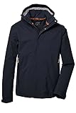 killtec Herren Funktionsjacke/Outdoorjacke mit abzippbarer Kapuze KOS 53 MN JCKT, dunkelnavy, L, 41333-000