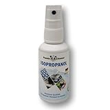 PANDACLEANER® Isopropanol Reinigungsalkohol - Reinigungsflüssigkeit für Haushalt, Handwerk & Industrie - Mit Dosiervorrichtung (1x50ml Spray)