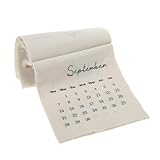 Eleganter Stoffkalender 2025 zum Aufhängen, funktionaler 2025 Tapisserie Wandkalender Dekoration für Studenten und Profis