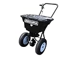 SECURA Streuwagen 29 L - Premium Streuwagen für Dünger, Saatgut & Salz - Einstellbare Streumenge, 1-3,6 m Arbeitsbreite, Luftreifen, Ganzjahreseinsatz