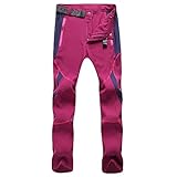 Herren Wanderhose Wasserdicht Softshellhose Outdoorhose Winddicht Warm Gefüttert Skihose Snowboardhose Winter Trekkinghose Trocknende Reisenhose