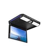 STRAFBRG HD-DVD-Auto-Video-Player 13,3-Zoll-Auto-Monitor 1080P Multimedia-Decken-TV Wohnmobil Dachmontage Display USB FM-Ausgang,Leistungsstarke Wiedergabeleistung(12 inch DVD Monitor)