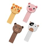 DEARMAMY 4 Stück Toilettendeckel Griff Hygienischer Wc Sitz Aufzug Toilettensitz Hebehilfe Einfache Montage Keimfrei für Familie und Freunde Geeignet