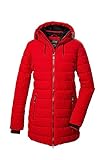 killtec Damen Steppparka/Parka mit Kapuze KOW 55 WMN QLTD PRK, dunkelrot, 36, 41809-000