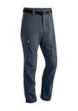 Maier Sports Nil, Herren Wanderhose, Wasserabweisende Outdoorhose für Trekking und Hiking, PFC-frei, mSTRETCH pro 4 & Dryprotec, Rollup-Funktion, Grau, 56 (W38/L32)