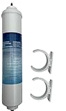 Kompatibel mit Samsung Kühlschrank-Wasserfilter DA29-10105J, Ersatz-Samsung-Filter für externen Wasserfilter für Kühlschrank und Gefrierschrank, Modell HAFEX/EXP