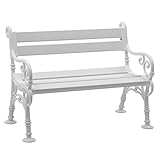 Blome Landhausbank weiss Linderhof 2-Sitzer
