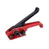 IGNVXMGKP Faserband-BallenpresseManuelle BallenpresseFaserspannerPolyesterspannerBallenpresse Müheloses, hocheffizientes Umreifen (für 13/16/19 mm breite Umreifungsbänder)