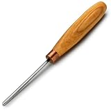 BeaverCraft Holzschnitzerei V Hohleisen K12/02 - Handmeißel für die Holzbearbeitung - Kompaktes Holzschnitzmesser für Einsteiger und Profis