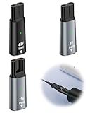 Phillips One Blade Ladegerät USB-C Ladekonverter für Rasierer, 3 Stück 5 V Adapter für Philips OneBlade, Norelco QP2834, QP4530, Mellbree kompatibel – kompaktes, tragbares und vielseitiges