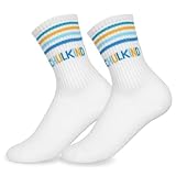 Schulkind 2025 Socken 28-36 Junge Mädchen Schultüte Füllung Geschenk Schulanfang Geschenk Sportsocken Sock Tennissocken Baumwollsocken (DE/NL/SE/PL, Numerisch, 28, 36, Regular, Blau)